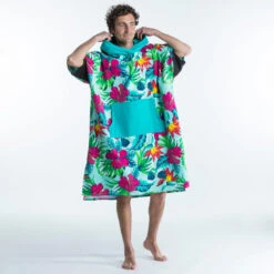 PONCHO SURF 500 ADULTE Print Bora -Magasin De Surf poncho surf 500 adulte print bora 3