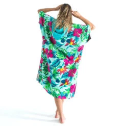 PONCHO SURF 500 ADULTE Print Bora -Magasin De Surf poncho surf 500 adulte print bora 4