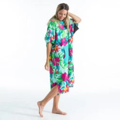PONCHO SURF 500 ADULTE Print Bora -Magasin De Surf poncho surf 500 adulte print bora 5