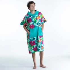 PONCHO SURF 500 ADULTE Print Bora -Magasin De Surf poncho surf 500 adulte print bora 7