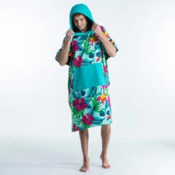 PONCHO SURF 500 ADULTE Print Bora -Magasin De Surf poncho surf 500 adulte print bora 9