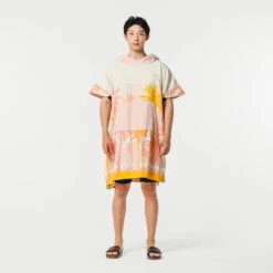 PONCHO SURF 500 ADULTE Print Sunny -Magasin De Surf poncho surf 500 adulte print sunny 6