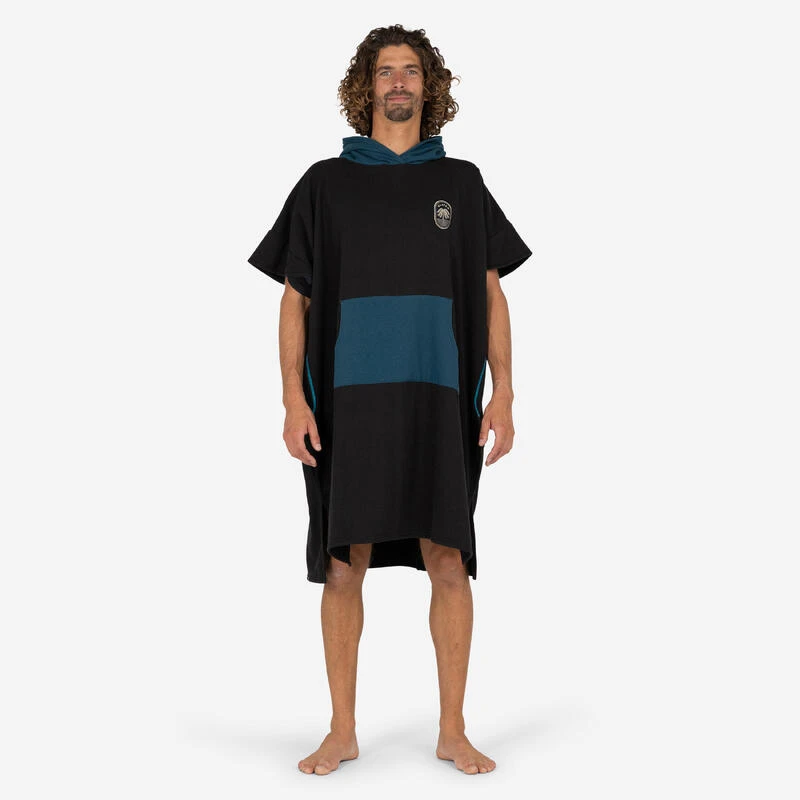 Poncho Surf Adulte - 500 Noir 3 Poncho Surf Adulte - 500 Noir