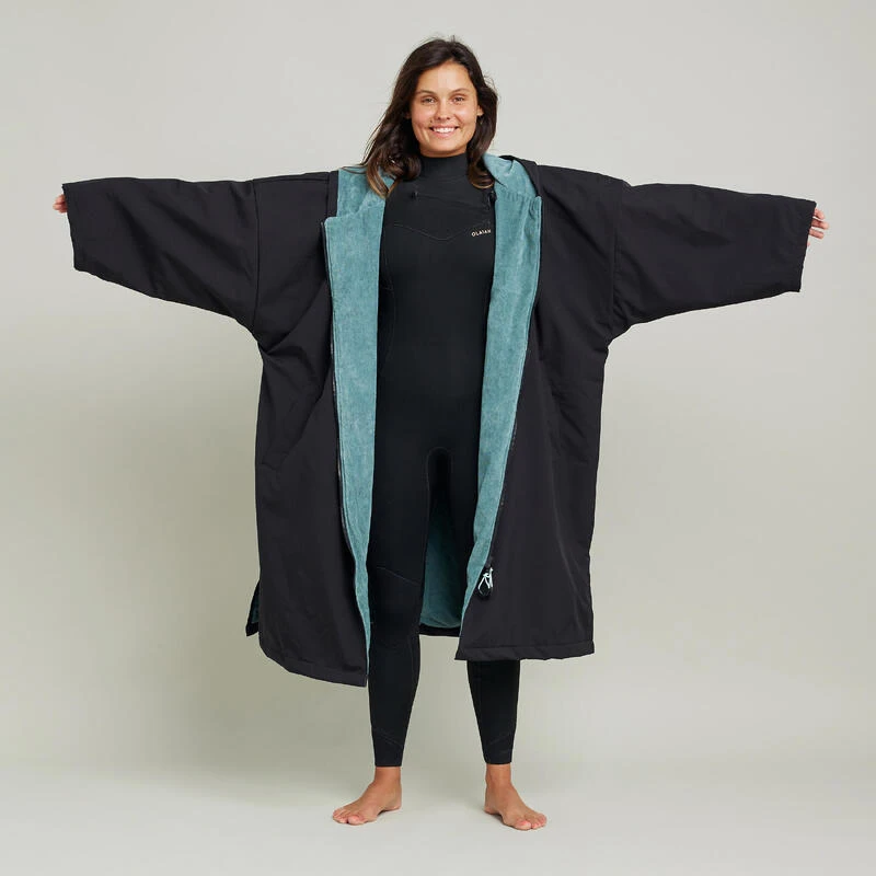 Poncho Surf Adulte - 950 Noir 5 Poncho Surf Adulte - 950 Noir – Image 3