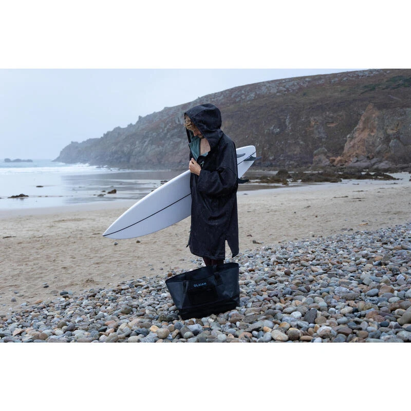 Poncho Surf Adulte - 950 Noir 12 Poncho Surf Adulte - 950 Noir – Image 10