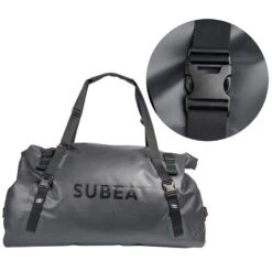 Sac Plongée Imperméable IPX6 100L - Noir Gris -Magasin De Surf sac plongee impermeable ipx6 100l noir gris 5