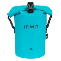 SAC POLOCHON ÉTANCHE 5L TURQUOISE -Magasin De Surf sac polochon etanche 5l turquoise 2