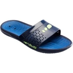 Sandale Claquette Piscine Homme SLAP 500 PLUS Bleu 13 Sandale Claquette Piscine Homme SLAP 500 PLUS Bleu -Magasin De Surf sandale claquette piscine homme slap 500 plus bleu 5
