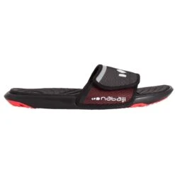 SANDALES NATATION HOMME SLAP 900 SOFT NOIR ROUGE -Magasin De Surf sandales natation homme slap 900 soft noir rouge 2