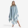 Serviette De Plage Poncho 190 X 190 Cm - Gris Bleu 1 Serviette De Plage Poncho 190 X 190 Cm - Gris Bleu -Magasin De Surf serviette de plage poncho 190 x 190 cm gris bleu