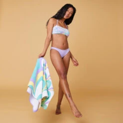 SERVIETTE L PRINT Flowy Parme 145x85 Cm 10 SERVIETTE L PRINT Flowy Parme 145x85 Cm -Magasin De Surf serviette l print flowy parme 145x85 cm 2