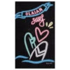 SERVIETTE L PRINT Neon 145x85 Cm