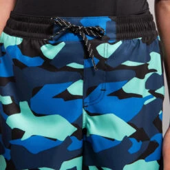 SHORT DE BAIN 500 BLEU CAMO 13 SHORT DE BAIN 500 BLEU CAMO -Magasin De Surf short de bain 500 bleu camo 2