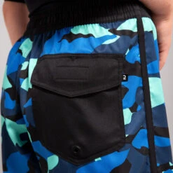 SHORT DE BAIN 500 BLEU CAMO 14 SHORT DE BAIN 500 BLEU CAMO -Magasin De Surf short de bain 500 bleu camo 3