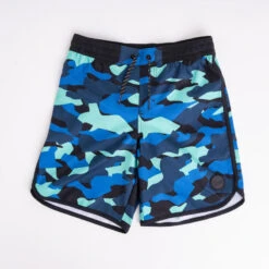 SHORT DE BAIN 500 BLEU CAMO 19 SHORT DE BAIN 500 BLEU CAMO -Magasin De Surf short de bain 500 bleu camo 8