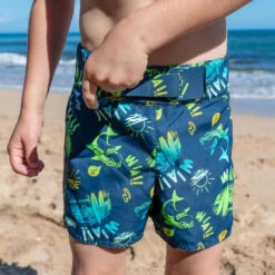 SHORT DE BAIN GARCON BLEU MARINE 11 SHORT DE BAIN GARCON BLEU MARINE -Magasin De Surf short de bain garcon bleu marine 3