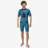 Shorty Chasse Sous-marine Homme Néoprène 2.5mm - SPF 500 Bleu -Magasin De Surf shorty chasse sous marine homme neoprene 25mm spf 500 bleu