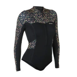 Shorty Culotte Manches Longues Front Zip LEO -Magasin De Surf shorty culotte manches longues front zip leo 2