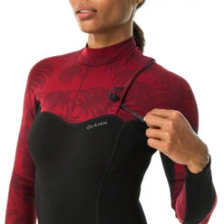 Shorty Manches Longues Femme Expert Néoprène Mousse 1.5 Mm Extra Souple Sans Zip -Magasin De Surf shorty manches longues femme expert neoprene mousse 15 mm extra souple sans zip 5