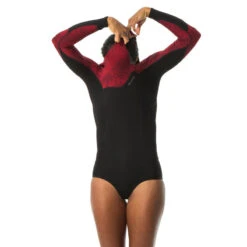 Shorty Manches Longues Femme Expert Néoprène Mousse 1.5 Mm Extra Souple Sans Zip -Magasin De Surf shorty manches longues femme expert neoprene mousse 15 mm extra souple sans zip 9