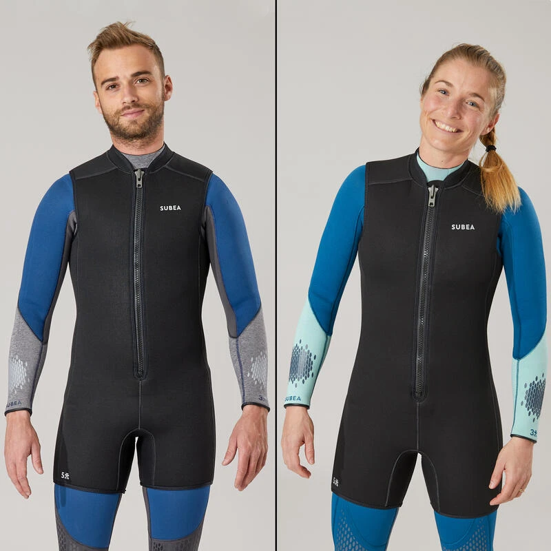 Shorty Néoprène Sur-combinaison De Plongée Sous-marine SCD 5,5 Mm Noir 4 Shorty Néoprène Sur-combinaison De Plongée Sous-marine SCD 5,5 Mm Noir – Image 2