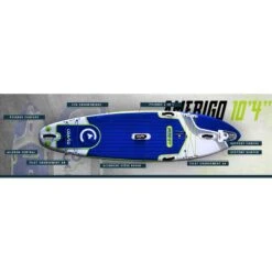 Stand Up Paddle Gonflable AllRound Amerigo Dropstitch TTS 315x84x15cm 10'4x33x6" -Magasin De Surf stand up paddle gonflable allround amerigo dropstitch tts 315x84x15cm 104x33x6 4