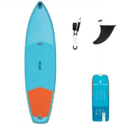 STAND UP PADDLE GONFLABLE DÉBUTANT 9 PIEDS BLEU ET ORANGE