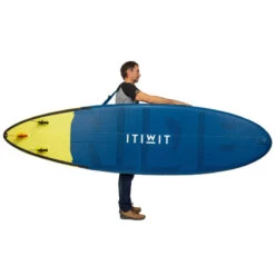 STAND UP PADDLE GONFLABLE LONGBOARD DE SURF 500 10' 140L BLEU -Magasin De Surf stand up paddle gonflable longboard de surf 500 10 140l bleu 3