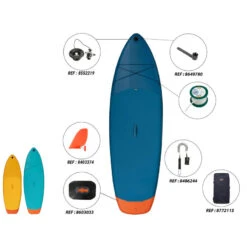 Stand Up Paddle Gonflable Taille L (10'/35"/6") - 1 Ou 2 Personnes Jusqu'à 130kg -Magasin De Surf stand up paddle gonflable taille l 10356 1 ou 2 personnes jusqua 130kg 4