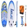 Zray SUP Gonflable Camo 10'8" Dropstitch 325x84x15 Cm (10'8x33"x6") - Option Kayak -Magasin De Surf sup gonflable camo 108 dropstitch 325x84x15 cm 108x33x6 option kayak