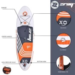 Zray Sup Gonflable X-Rider Young 9' Dropstitch MAX 85kg 275x71x13cm(9'x28"x5") Rouge 11 Zray Sup Gonflable X-Rider Young 9' Dropstitch MAX 85kg 275x71x13cm(9'x28"x5") Rouge -Magasin De Surf sup gonflable x rider young 9 dropstitch max 85kg 275x71x13cm9x28x5 rouge 2
