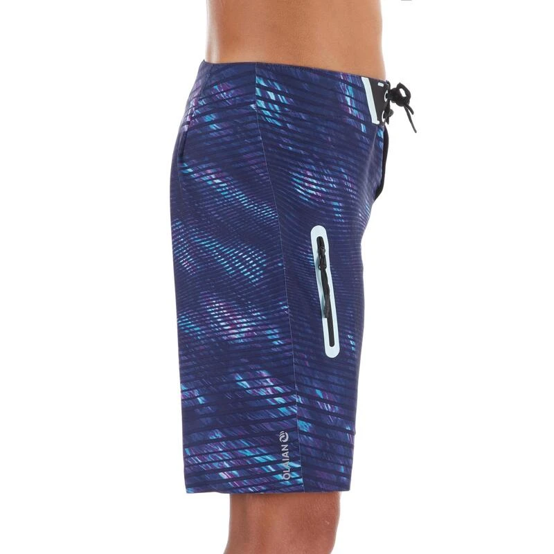 Surf Boardshort Long 900 Tween Obscurwave Blue 5 Surf Boardshort Long 900 Tween Obscurwave Blue – Image 3