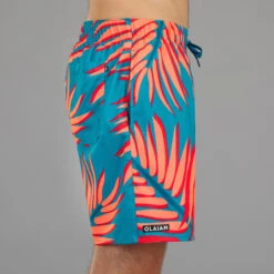 Surf Boardshort Standard 100 BIGPALM BLUE 11 Surf Boardshort Standard 100 BIGPALM BLUE -Magasin De Surf surf boardshort standard 100 bigpalm blue 2