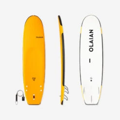 SURF MOUSSE 100 Renforcé 7'5" 84 L + Leash