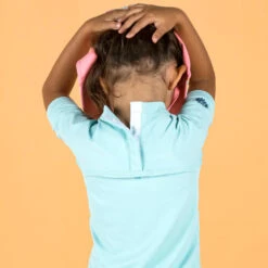 T-shirt Anti UV Bébé Manches Courtes Bleu Clair -Magasin De Surf t shirt anti uv bebe manches courtes bleu clair 5