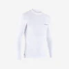 Tee Shirt Anti UV Surf Top 100 Manches Longues Homme Blanc -Magasin De Surf tee shirt anti uv surf top 100 manches longues homme blanc