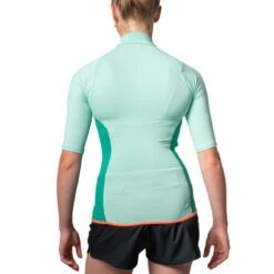 Top Thermique Néoprène 100 Manches Courtes Femme Turquoise -Magasin De Surf top thermique neoprene 100 manches courtes femme turquoise 4