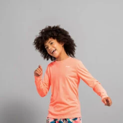 Water Tee Shirt Anti UV Surf Manches Longues Junior Corail -Magasin De Surf water tee shirt anti uv surf manches longues junior corail 4